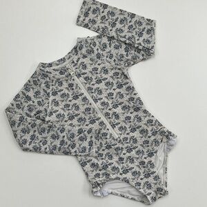 Rylee + Cru Rash Guard Swimsuit (size 4-5)